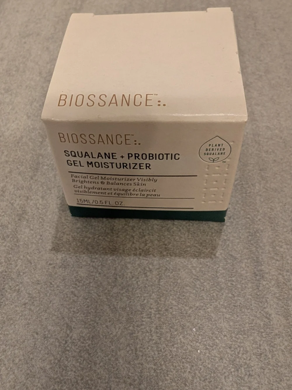 Biossance Squalane + Probiotic Gel Moisturizer 15ml x 2 & hair band NIB